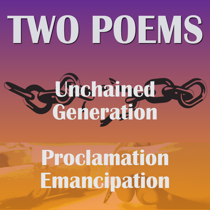 Unchained Generation includes two poems by Greg Powell for Being Hueman